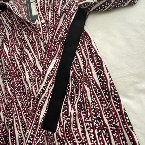 Lysse women’s printed ten black white blouse size Large - Picture 4 of 8